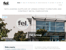 Tablet Screenshot of felgroup.co.nz